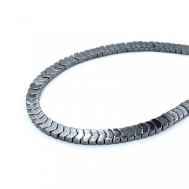 3x4mm hematitas, 40cm 3x4mm hematitas, 40cm