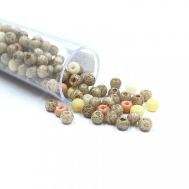 3x4mm mix sp. biserio karoliukai, ±12g