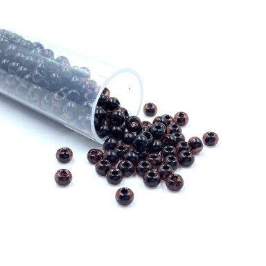 3x4mm rudos sp. biserio karoliukai, ±12g