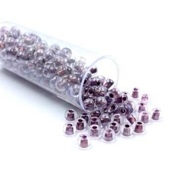 3x4mm rusvos sp. biserio karoliukai, ±12g