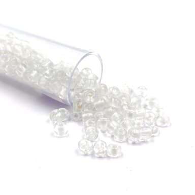 3x4mm švelniai gelsvos sp. biserio karoliukai, ±12g
