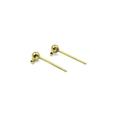 3x5mm 18k aukso sp. nerūdijančio plieno auskarų įvėrimai, 2vnt. 3x5mm 18k aukso sp. nerūdijančio plieno auskarų įvėrimai, 2vnt.