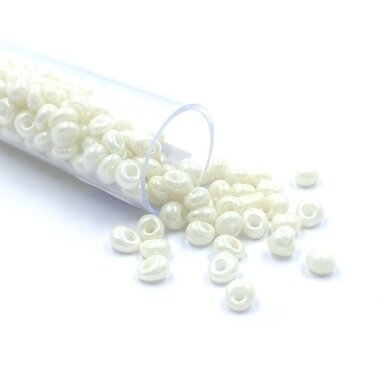 3x5mm gelsvos sp. biserio karoliukai, ±13g