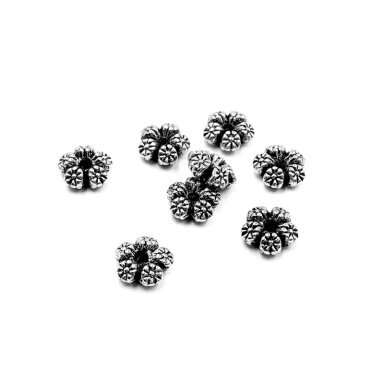 3x7mm sidabro sp. intarpai, 42vnt.