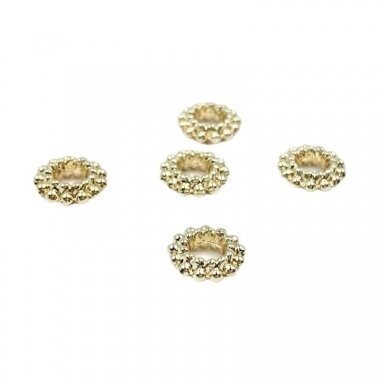 3x8mm 14k aukso sp. nerūdijančio plieno intarpas, 5vnt. 3x8mm 14k aukso sp. nerūdijančio plieno intarpas, 5vnt.