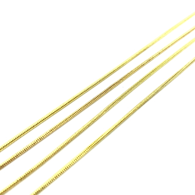 1,2x1,2mm aukso sp. grandinėlė, 1m