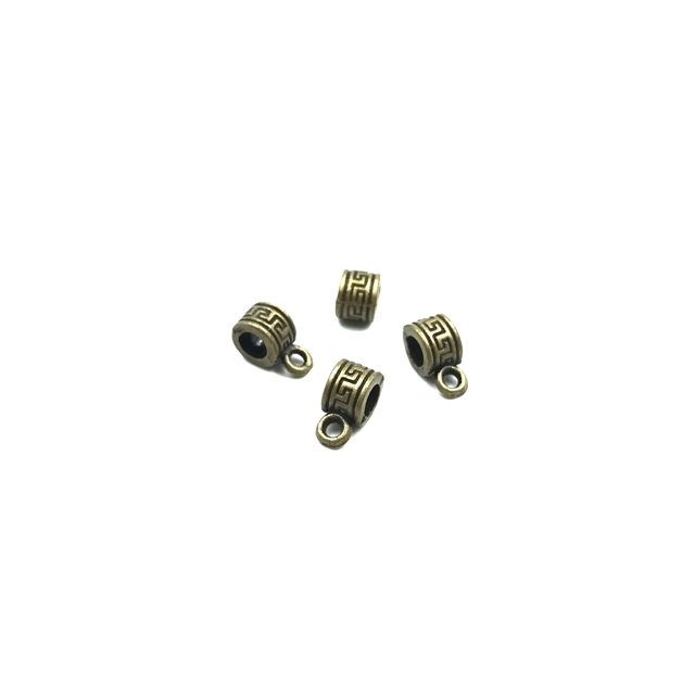 5x10mm žalvario sp. pakabukų laikikliai, 24vnt.