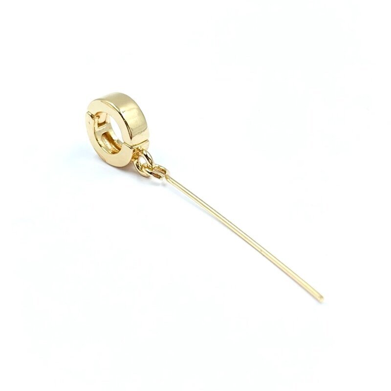 3x11mm 14k aukso sp. nerūdijančio plieno pakabuko laikiklis su vinuku, 1vnt. 3x11mm 14k aukso sp. nerūdijančio plieno pakabuko laikiklis su vinuku, 1vnt.