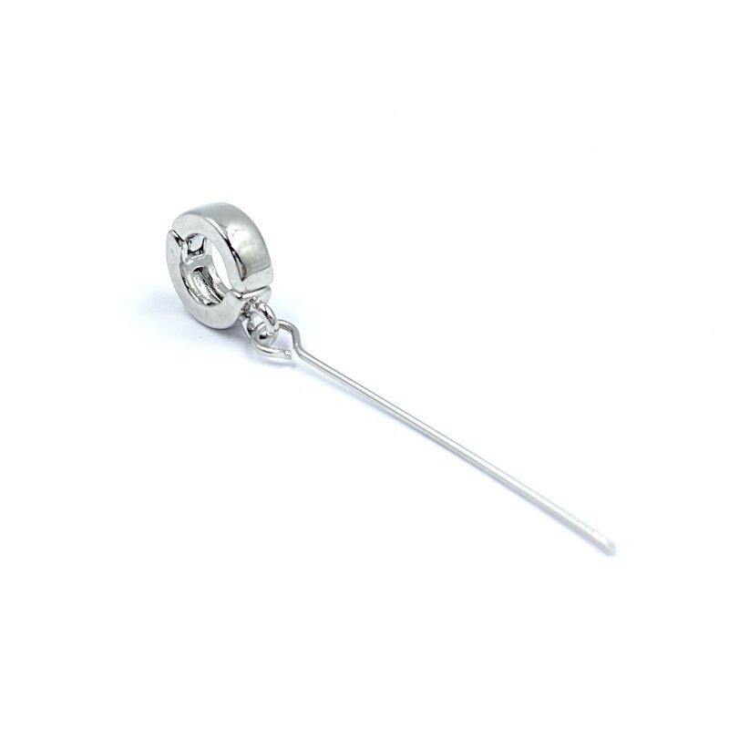 3x11mm platinos sp. nerūdijančio plieno pakabuko laikiklis su vinuku, 1vnt. 3x11mm platinos sp. nerūdijančio plieno pakabuko laikiklis su vinuku, 1vnt.