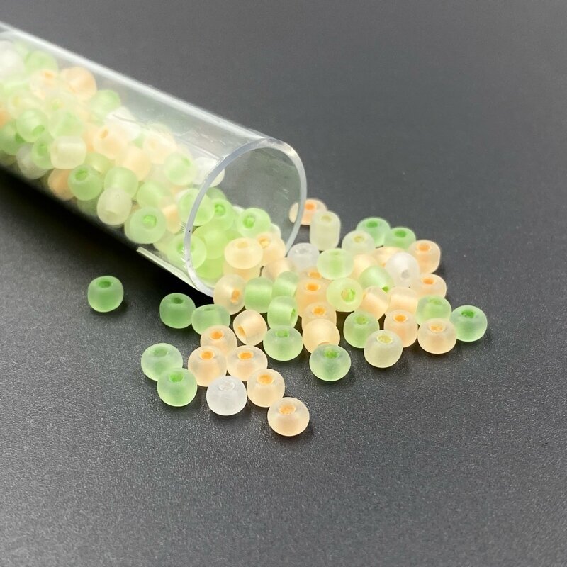 3x4mm matiniai mix sp. biserio karoliukai, ±12g