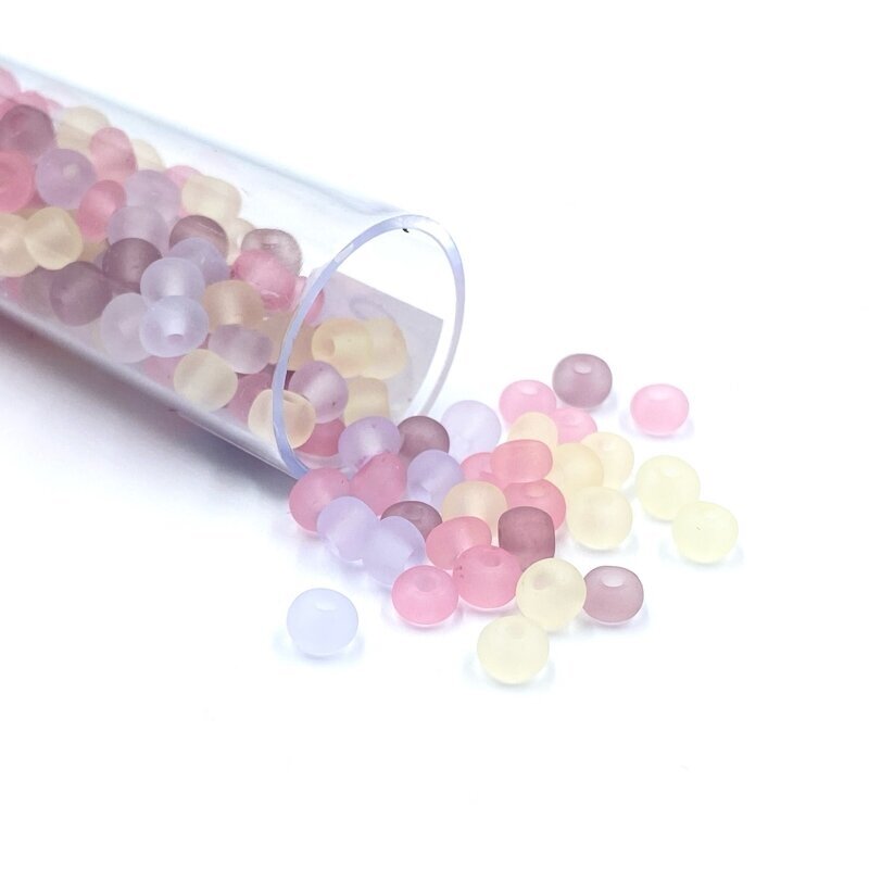3x4mm mix sp. biserio karoliukai, ±12g