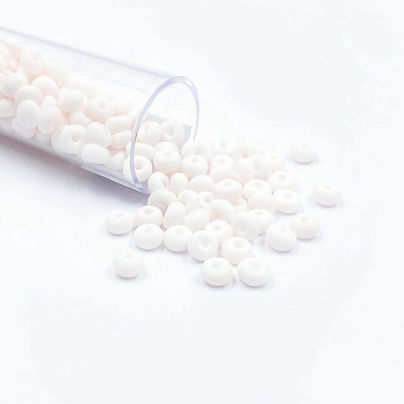 3x4mm švelniai rožinės sp. biserio karoliukai, ±13g