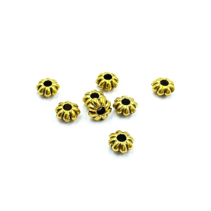 3x6mm aukso sp. intarpai, 39vnt.