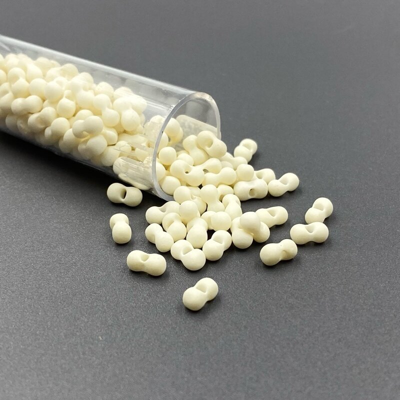 3x6mm geltonos sp. biserio karoliukai, ±12g