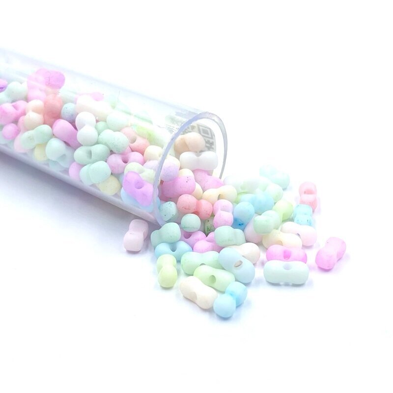 3x6mm mix sp. biserio karoliukai, ±12g