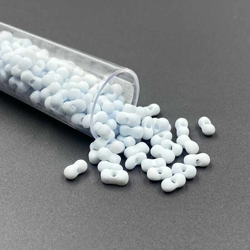 3x6mm žydros sp. biserio karoliukai, ±11g