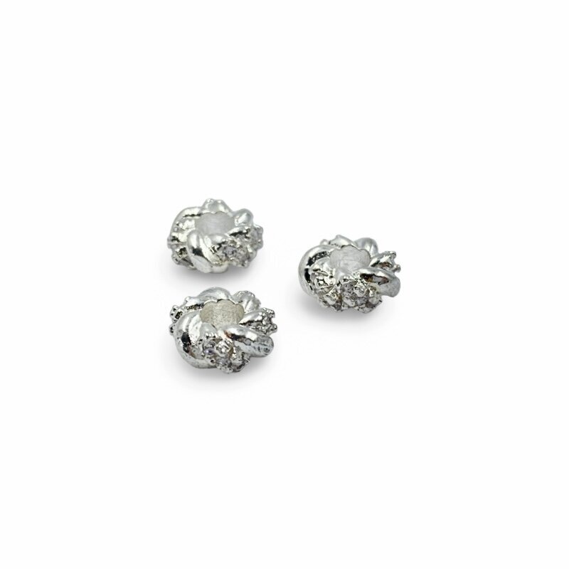 3x7mm sidabro sp. nerūdijančio plieno intarpas, 1vnt.