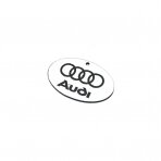40x26mm sidabro sp. plastiko pakabukas- "Audi", 1vnt.