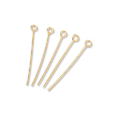 30mm 18k aukso sp. nerūdijančio plieno vinukai su kilpute, 10vnt. 30mm 18k aukso sp. nerūdijančio plieno vinukai su kilpute, 10vnt.