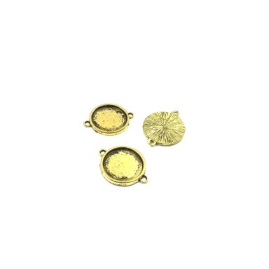 27x21mm aukso sp. rėmelis 17,7mm kabošonui, 7vnt.