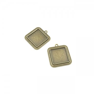 40x35mm žalvario sp. rėmelis 24,6x24,6mm kabošonui, 2vnt. 40x35mm žalvario sp. rėmelis 24,6x24,6mm kabošonui, 2vnt.