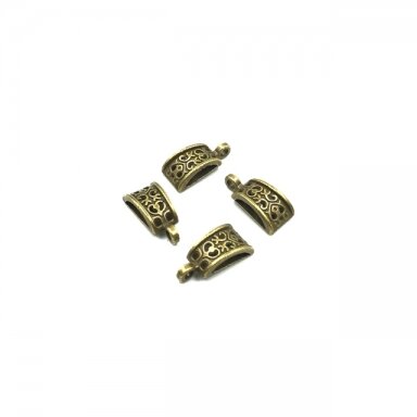 9x21mm žalvario sp. pakabukų laikikliai, 10vnt.