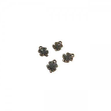 15x10mm vario sp. pakabukas dobilas, 34vnt.