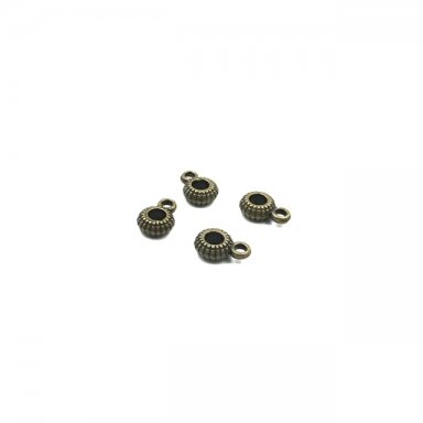3x10mm žalvario sp. pakabukų laikikliai, 33vnt.