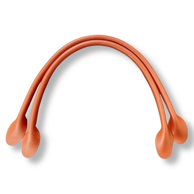 41cm šviesios rudos sp. ECO odos rankenos rankinėms, 1vnt. 41cm šviesios rudos sp. ECO odos rankenos rankinėms, 1vnt.