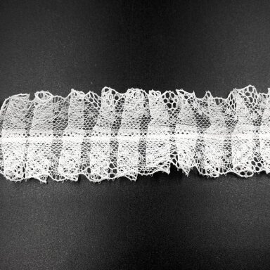 42mm baltos sp. sintetinė juostelė, 1m