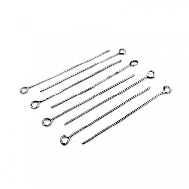 43mm juodintos sp. bižuteriniai vinukai su kilpute, 10g