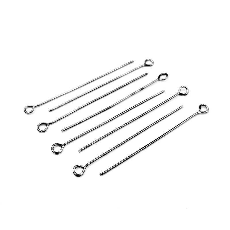 43mm juodintos sp. bižuteriniai vinukai su kilpute, 10g