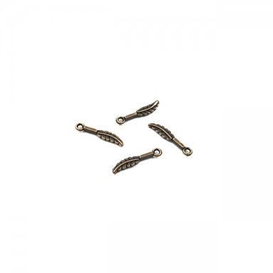 16x3mm vario sp. pakabukas plunksna, 85vnt.