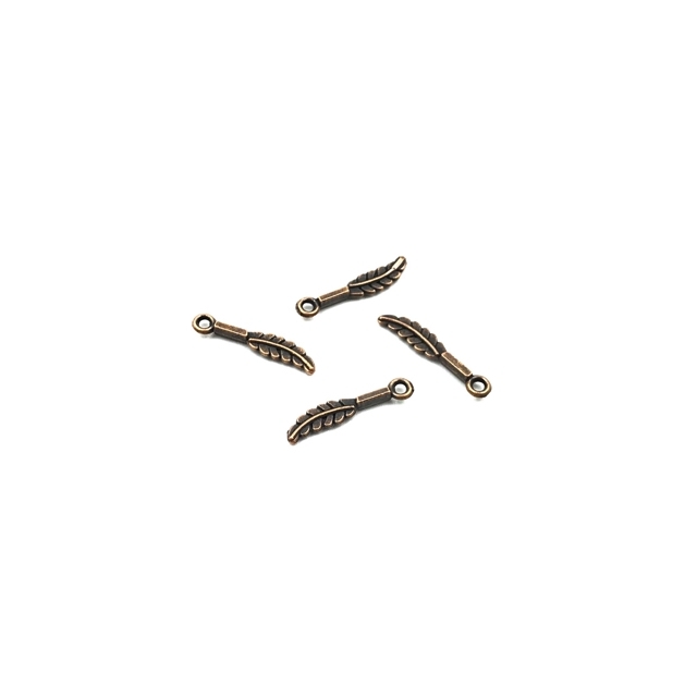 16x3mm vario sp. pakabukas plunksna, 85vnt.