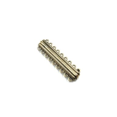 48x14mm aukso sp. magnetinis užsegimas 9 kilputėmis, 1vnt.