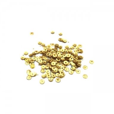 4mm aukso sp. žvyneliai, 5g