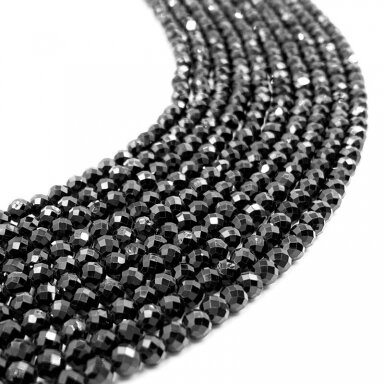 4mm facetuotas špinelis, 40cm juosta 4mm facetuotas špinelis, 40cm juosta