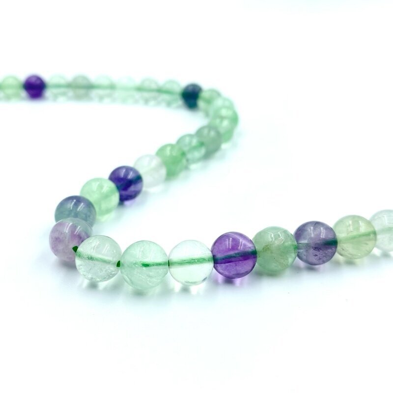 4mm fluoritas, 40cm juosta 4mm fluoritas, 40cm juosta