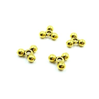 4x10mm aukso sp.intarpai, 23vnt.