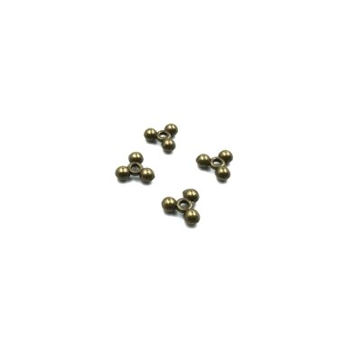 4x10mm žalvario sp. intarpai, 23vnt.