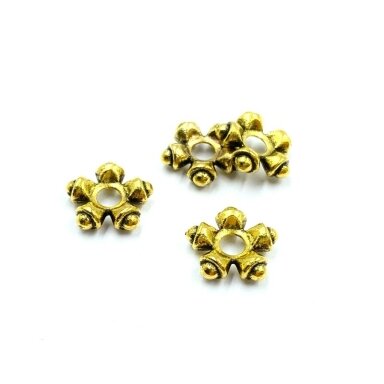 4x11mm aukso sp. intarpai, 22vnt.