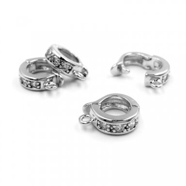 4x12mm platinos sp. nerūdijančio plieno pakabuko laikiklis, 1vnt. 4x12mm platinos sp. nerūdijančio plieno pakabuko laikiklis, 1vnt.