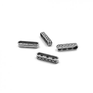 4x20mm sidabro sp. intarpai, 16vnt.