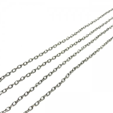3x2mm juodintos sp. grandinėlė, 1m