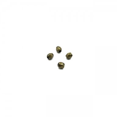 4x3mm žalvario sp. intarpai, 144vnt.