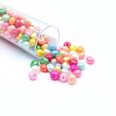 4x5mm mix sp. biserio karoliukai, ±13g