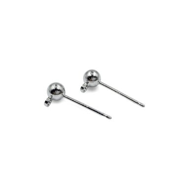 4x6mm platinos sp. nerūdijančio plieno auskarų įvėrimai, 2vnt. 4x6mm platinos sp. nerūdijančio plieno auskarų įvėrimai, 2vnt.