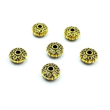 4x8mm aukso sp. intarpai, 24vnt.