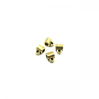 6x8mm aukso sp. pakabukų laikikliai, 33vnt.