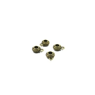 5x12mm žalvario sp. pakabukų laikikliai, 16vnt.